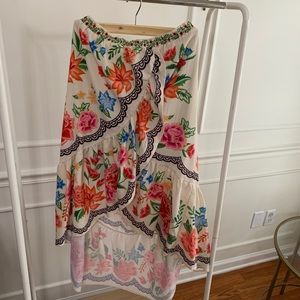 Spanish inspired waterfall skirt